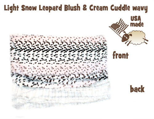 Light Snow Leopard Big Baby Blanket